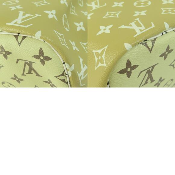 Louis Vuitton Neverfull khaki Green Tote Bag Monogram Giant